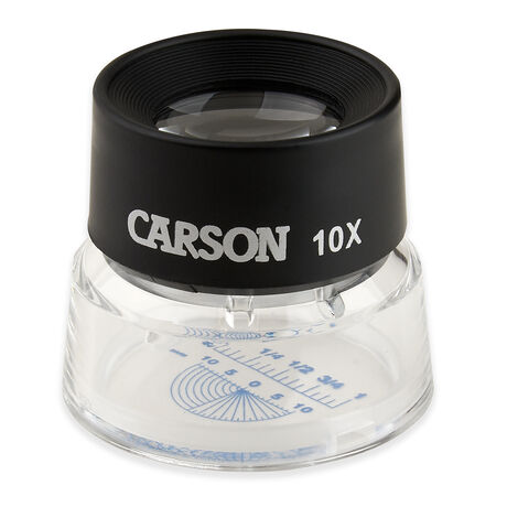 10X RETİKÜLLÜ (TEL ÇAPRAZ ) LUP BÜYÜTEÇ - 10X LUMILOUPE™ 10X WITH RETICLE PRE-FOCUSED DUAL LENS STAND MAGNIFIER - 1