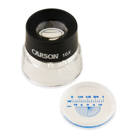 10X RETİKÜLLÜ (TEL ÇAPRAZ ) LUP BÜYÜTEÇ - 10X LUMILOUPE™ 10X WITH RETICLE PRE-FOCUSED DUAL LENS STAND MAGNIFIER - 2