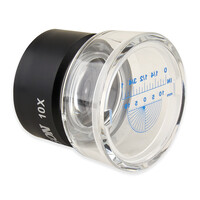 10X RETİKÜLLÜ (TEL ÇAPRAZ ) LUP BÜYÜTEÇ - 10X LUMILOUPE™ 10X WITH RETICLE PRE-FOCUSED DUAL LENS STAND MAGNIFIER - 5