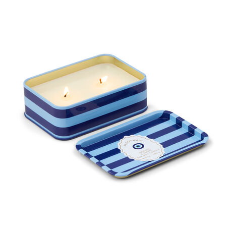 ADOPO METAL KUTULU MUM GÖZ-INCENSE&SMOKE 184 gr. – A DOPO EYE PRINTED TIN CANDLE-INCENSE&SMOKE - 1