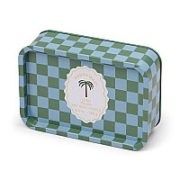 ADOPO METAL KUTULU MUM PALMİYE-ORANGE BLOSSOM 184 gr. – A DOPO PALM PRINTED TIN CANDLE-ORANGE BLOSSOM