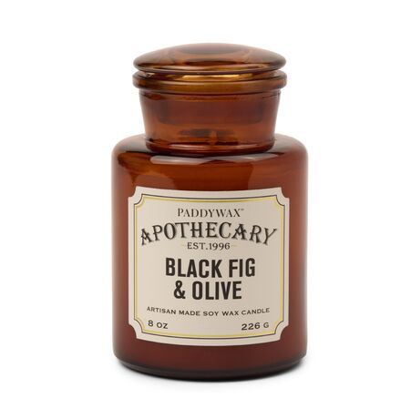 APOTHECARY CAM MUM BLACK FIG&OLIVE 226 GR. - APOTHECARY GLASS JAR CANDLE BLACK FIG&OLIVE - 1