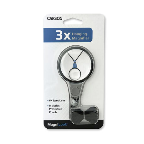 ASKILI VE TAŞIMA KESELİ BÜYÜTEÇ - MAGNİLOOK™ 3x PENDANT MAGNİFİER WİTH 6x SPOT LENS AND NECK CORD - 4