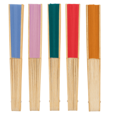 BAMBU YELPAZE YAZ 21 cm. (5 ÇEŞİT)- BAMBOO FAN SUMMER MIX - 6