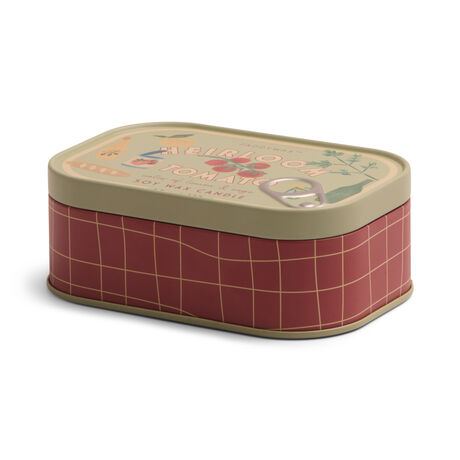 BISTRO METAL MUM DOMATES-HEIRLOOM TOMATO 127 gr. - BISTRO TOMATO PRINTED TIN CANDLE-HEIRLOOM TOMATO - 1