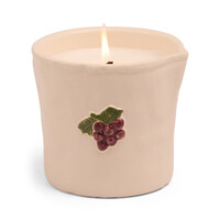BISTRO SERAMİK KUTULU MUM ÜZÜM-BORDEAUX GRAPE 226 gr. - BISTRO GRAPES EMBOSSED CERAMIC CANDLE-BORDEAUX GRAPE BOXED - 2