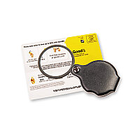 CEPLİ 4x BÜYÜTEÇ - 2" GLASS POCKET MAGNIFIER 4x WITH SLEEVE - 4