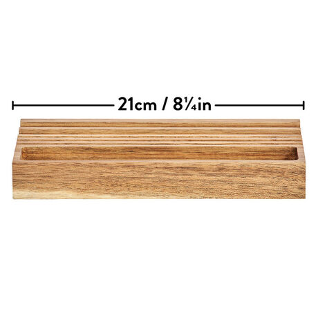 GENTLEMEN'S HARDWARE AHŞAP MASAÜSTÜ DÜZENLEYİCİ-WOODEN DESK ORGANISER WITH PHONE STAND - 8