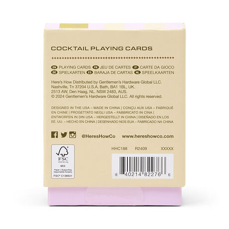 HH KOKTEYL İSKAMBİL KAĞIDI - HH COCKTAIL PLAYING CARDS - 3