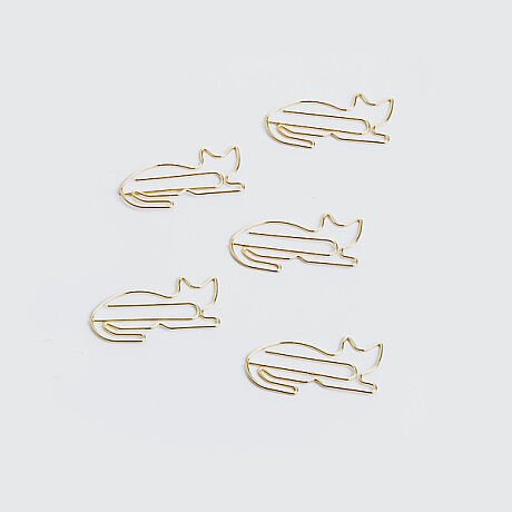 KEDİ ATAÇ 5'Lİ SET - CAT PAPER CLIPS - 1