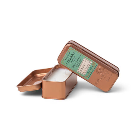 LİBRARY METAL KUTU MUM - LİBRARY TWO WICK TRAVEL TIN - WILLIAM SHAKESPEARE 56 gr - 1
