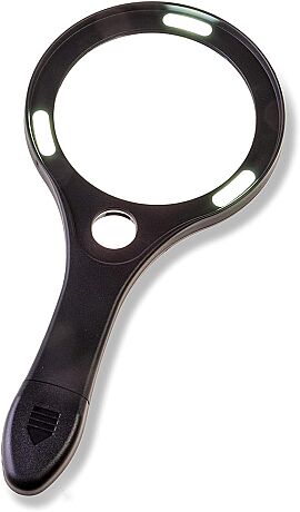 LUMÉ 2.5x ASFERİK COB LEDLİ BÜYÜTEÇ (7x Spot Lensli) - 3.5'' LUMÉ SERIES 2.5x ASPHERIC COB LED MAGNIFIER WITH 7x SPOT LENS - 6