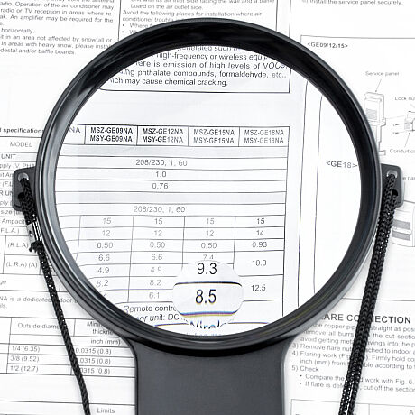 MAGNIFREE HANDS-FREE 2x BÜYÜTEÇ (3.5x Spot Lensli) - 4.3" MAGNIFREE HANDS-FREE MAGNIFIER, 2x WITH A 3.5x SPOT LENS - 3