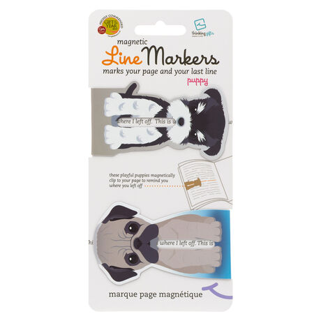 MIKNATISLI KİTAP AYRACI KÖPEKLER - LINEMARKERS DOGS - 1
