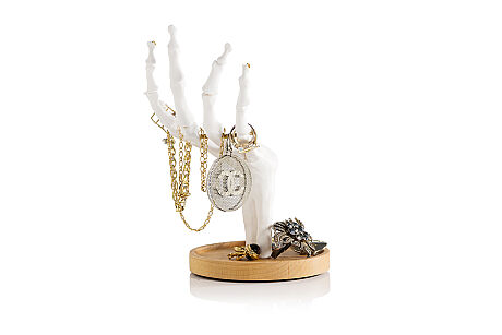 MÜCEVHER DÜZENLEYİCİ BEYAZ - WHITE SKELETON HAND TIDY - 2