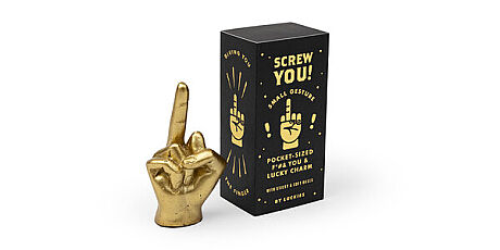 SCREW YOU METAL OBJE - SCREW YOU SMALL HAND GESTURE - 4